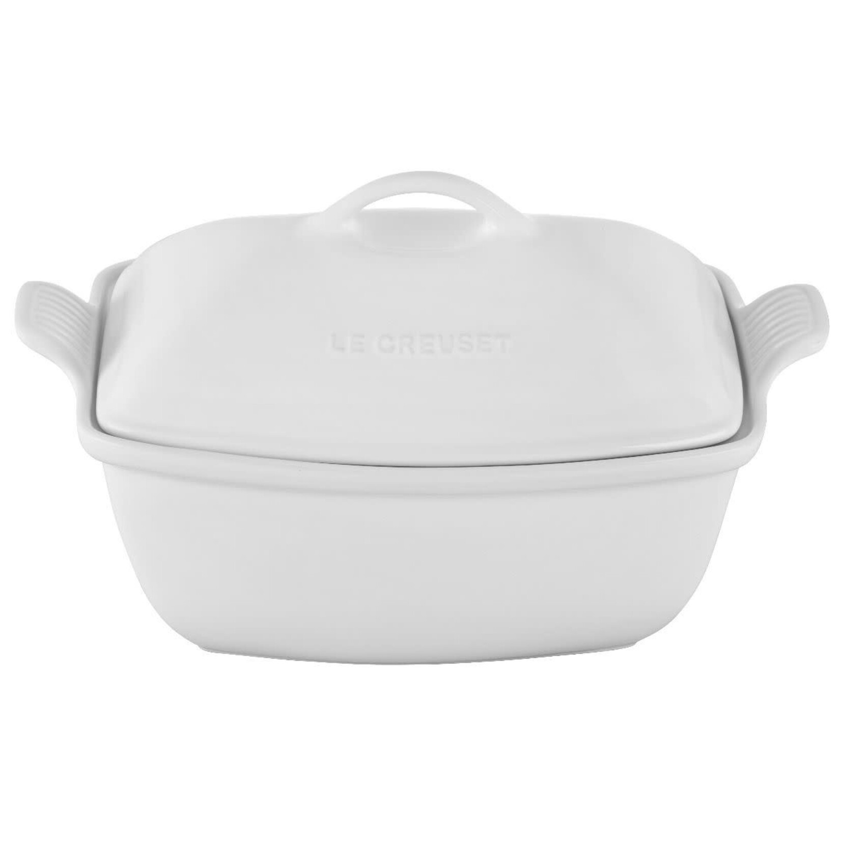 Le Creuset Heritage Deep Covered Rectangular Baker - White, 4.5 qt. | Le Creuset