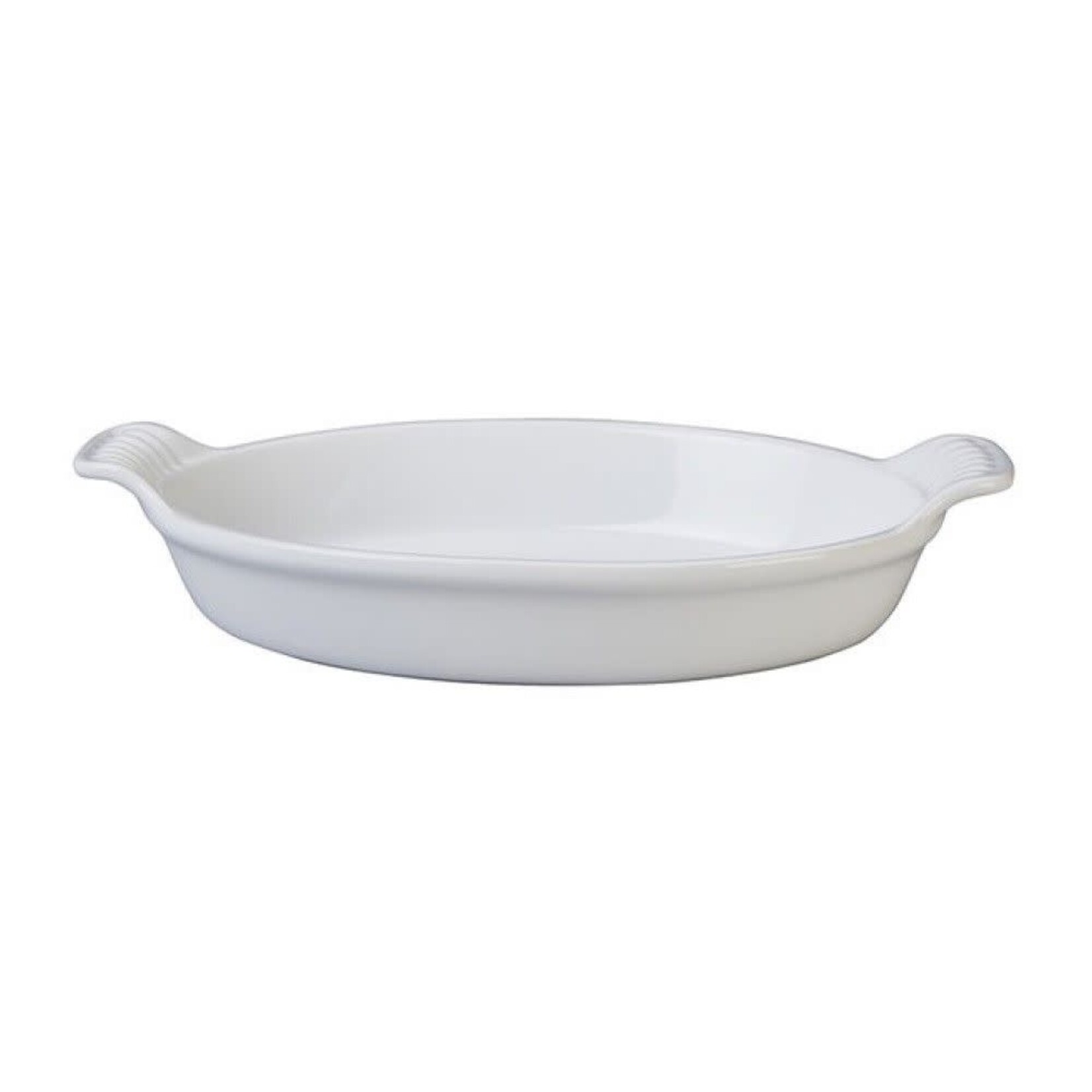 Le Creuset Heritage Oval Au Gratin Dish - White, 1 qt. (9.5") | Le Creuset