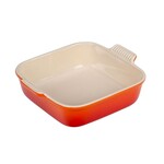 Le Creuset Heritage Square Dish - Flame, 3 qt. (9") | Le Creuset