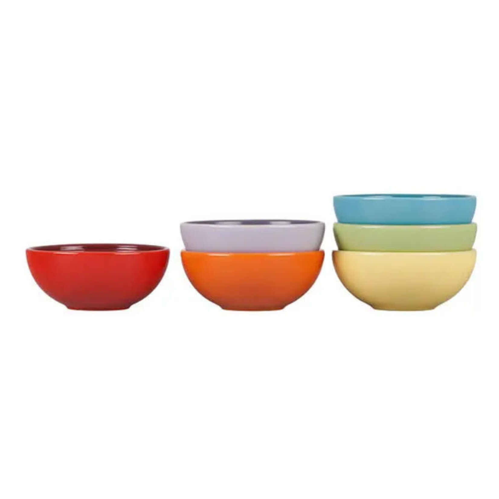 Le Creuset Pinch Bowl Gift Set (Set of 6) - Multi Color (Sea Salt, Meringue, Peche, Provence, Shell Pink, Coastal Blue) | Le Creuset