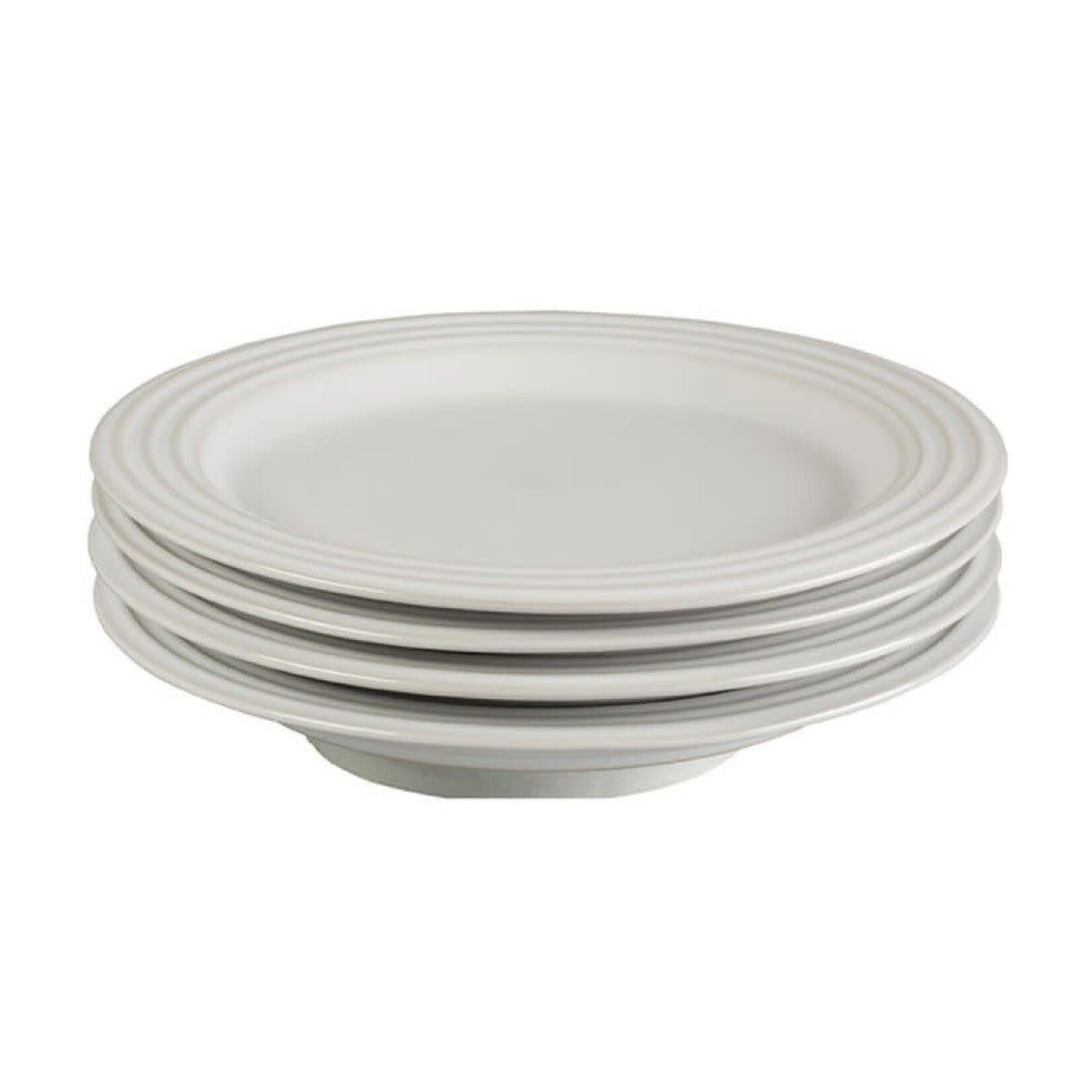 Le Creuset Set of (4) 8.5" Salad Plates - White | Le Creuset