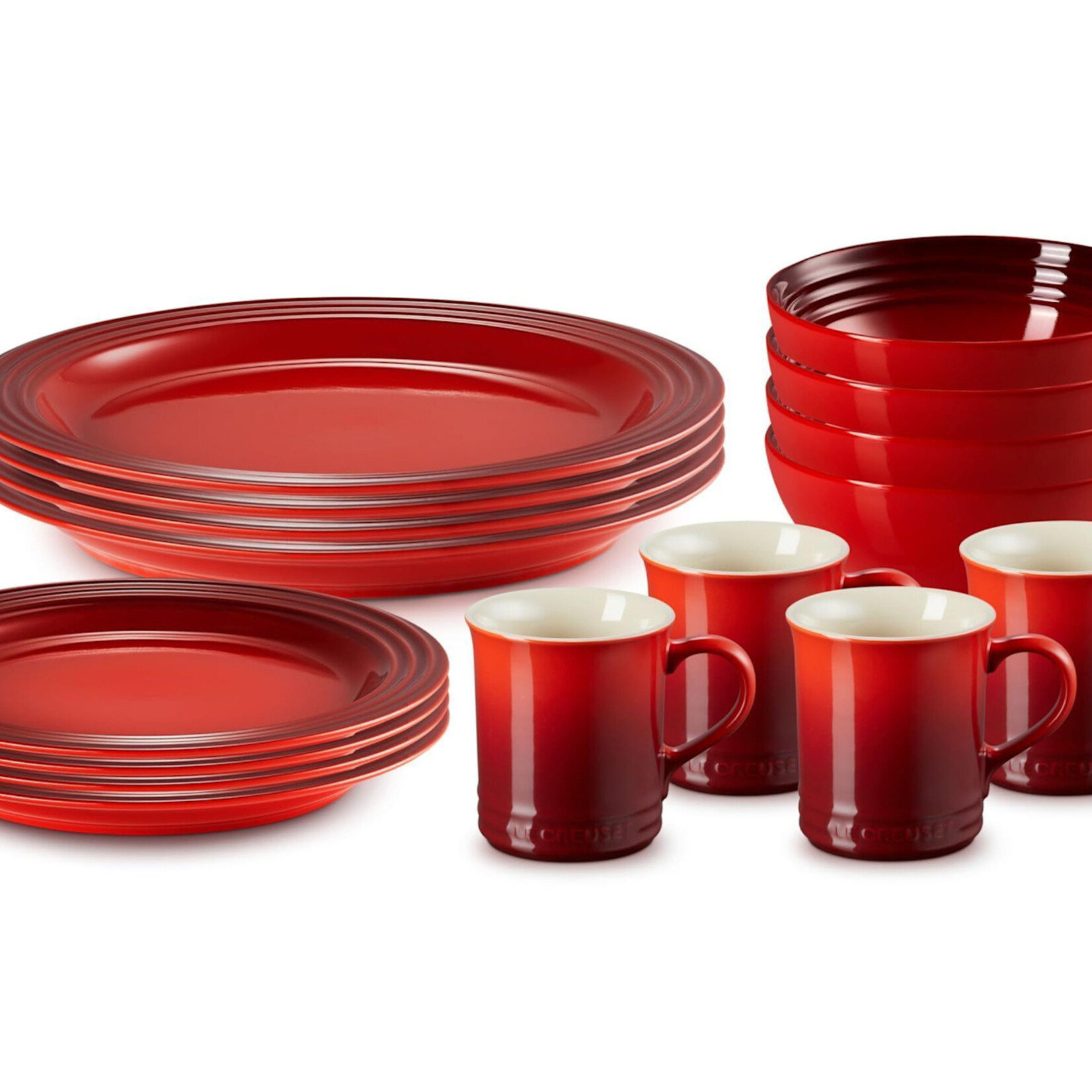 Le Creuset 16PC Dinnerware Set - Cerise | Le Creuset
