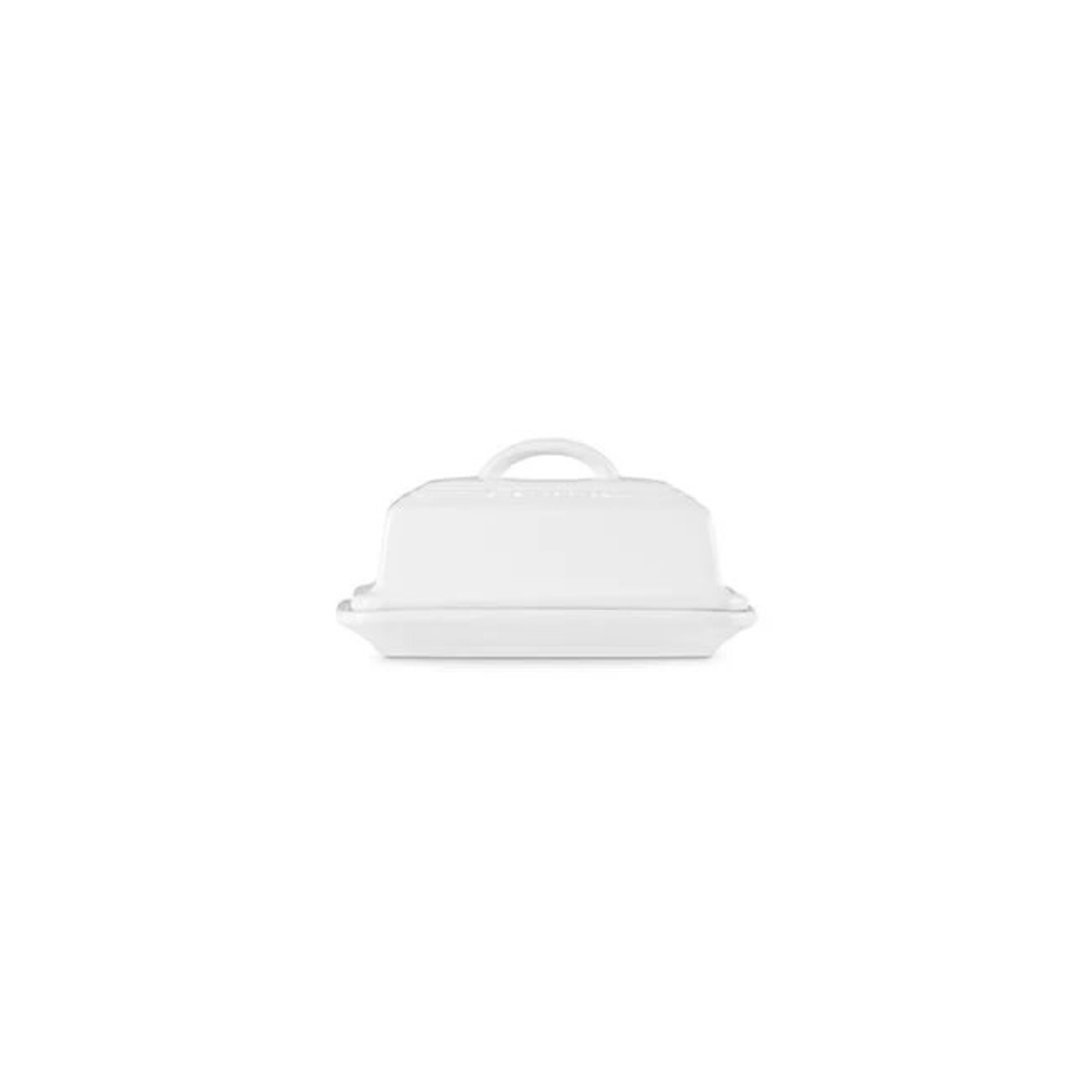 Le Creuset European Butter Dish - White, 6.75" x 5" x 3.5" | Le Creuset