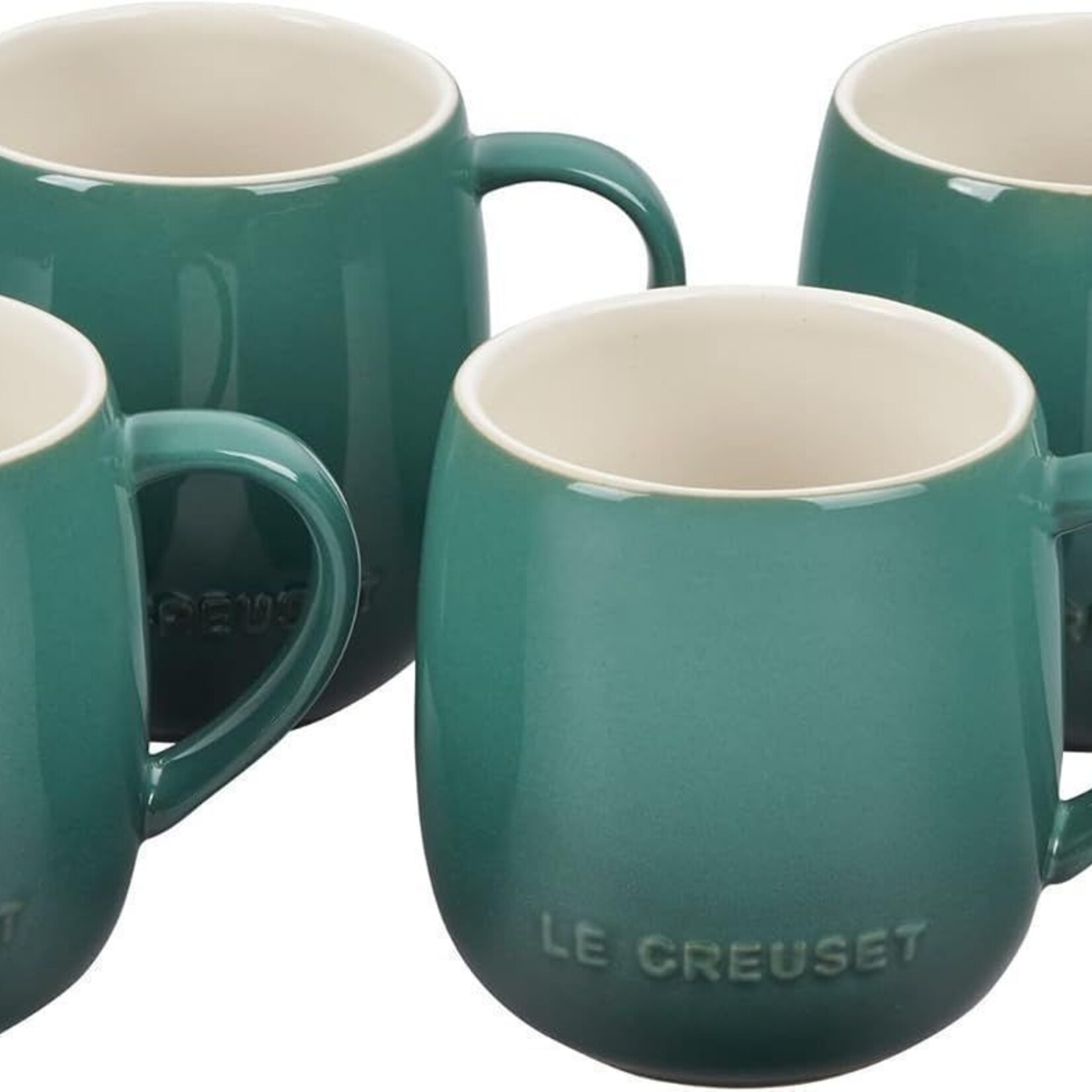 Le Creuset Set of 4 Heritage Mugs - Artichaut - e-commerce only, 14 oz. / 380ml | Le Creuset