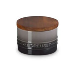 Le Creuset Salt Cellar with Wood Lid - Oyster, 7 oz. | Le Creuset
