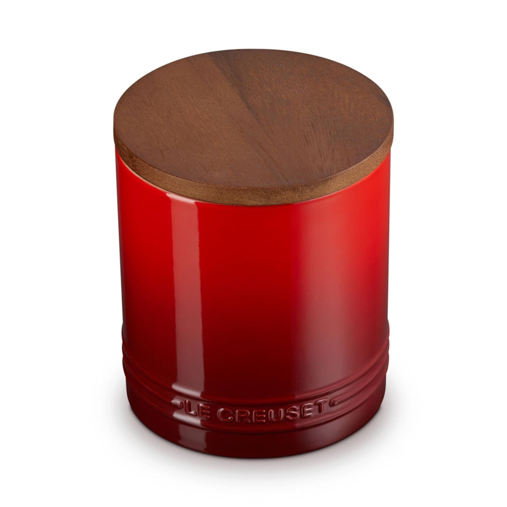 Le Creuset Canister with Wood Lid - Cerise, 1.2 qt. | Le Creuset