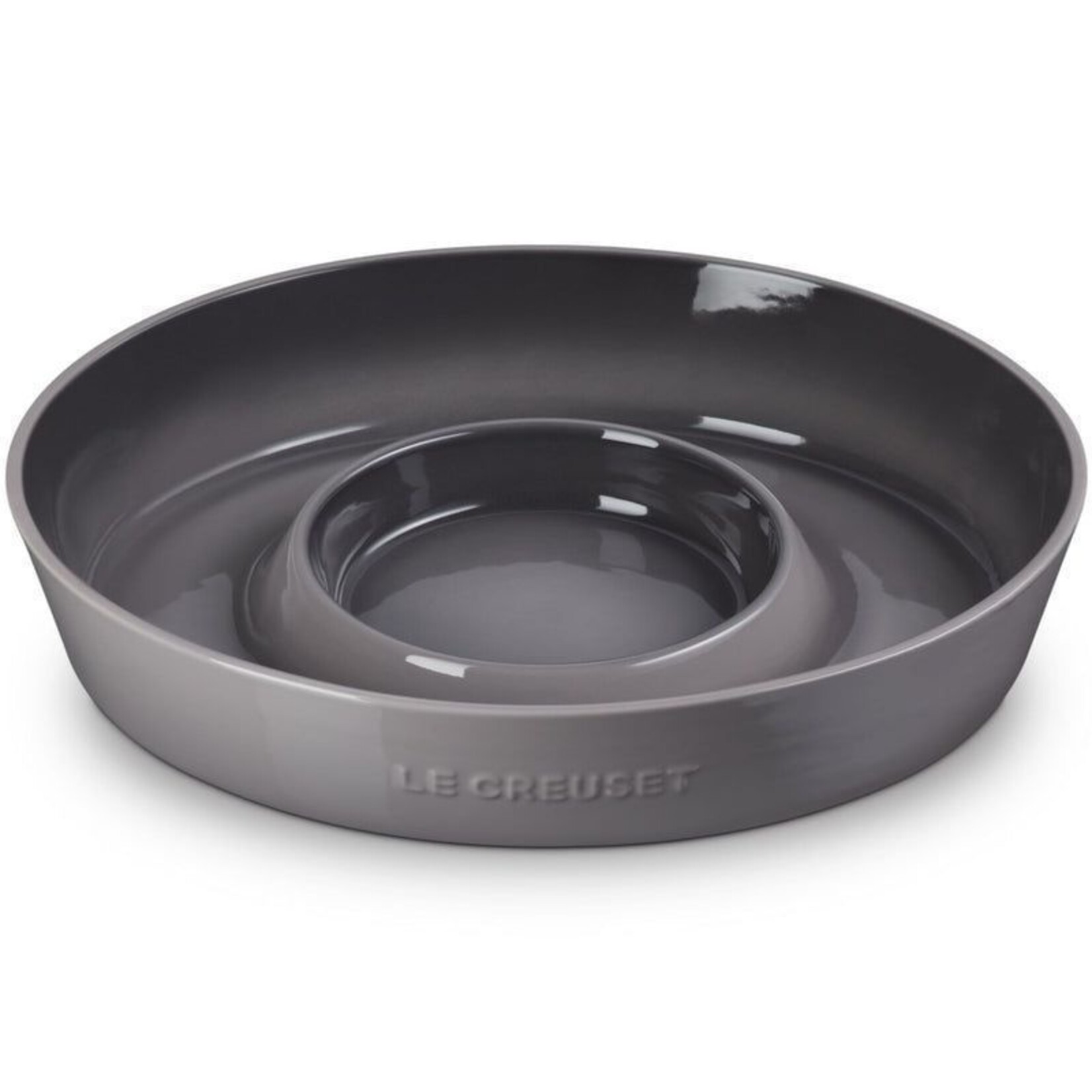 Le Creuset Chip and Dip Platter - Oyster, 13" | Le Creuset