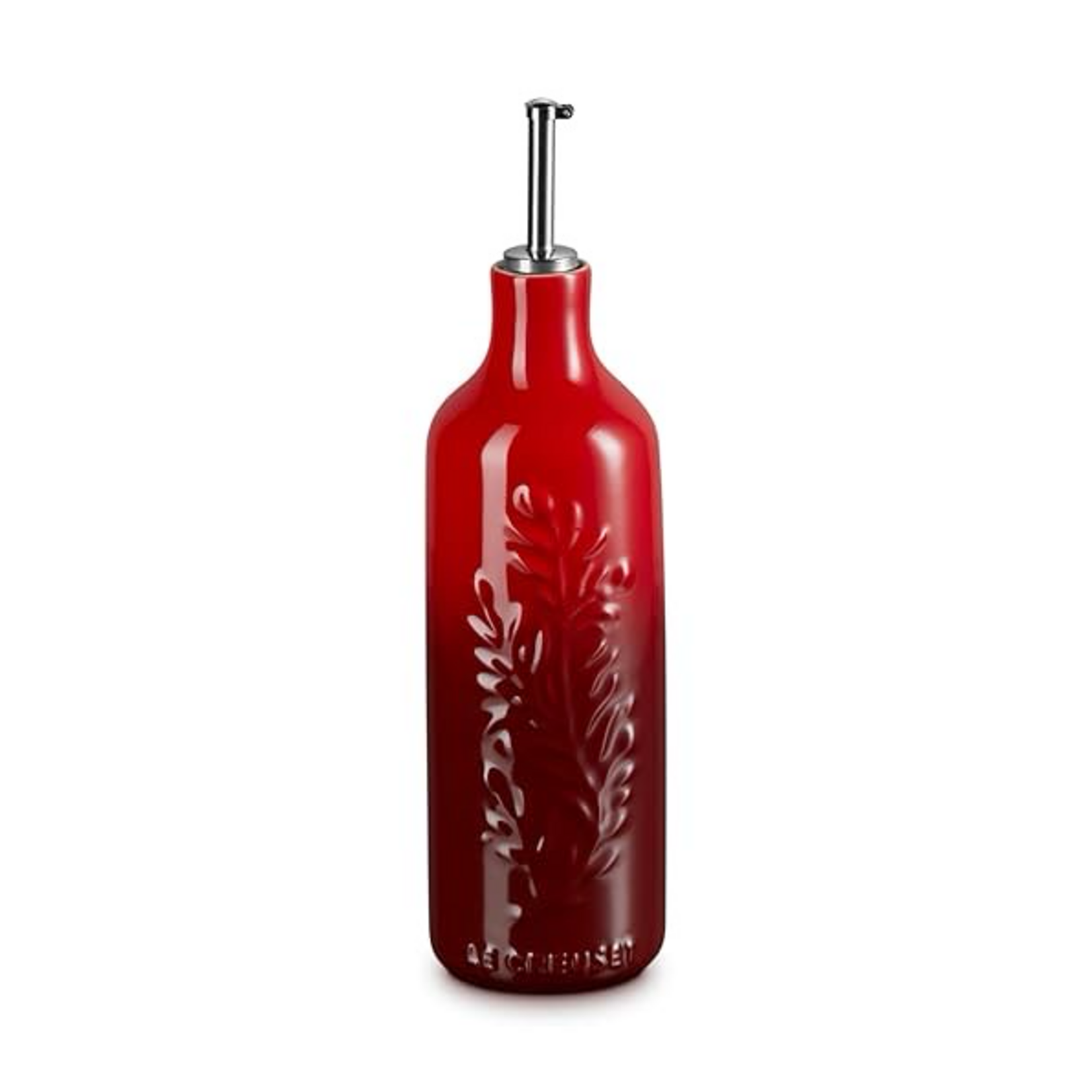 Le Creuset Olive Branch Oil Cruet - Cerise, 20 oz. | Le Creuset