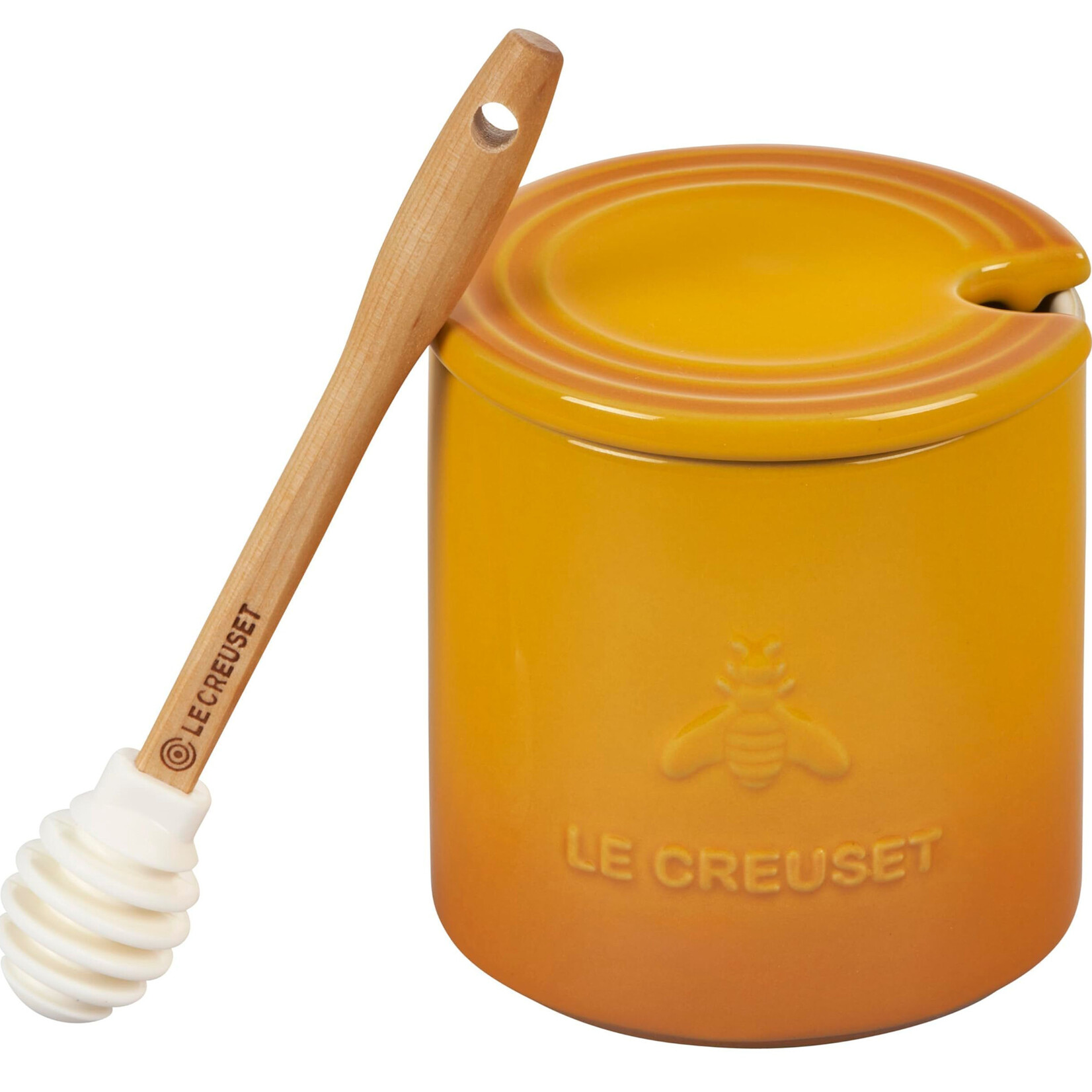Le Creuset Signature Honey Pot w/ Dipper - Nectar, 14 oz. | Le Creuset