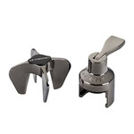 Le Creuset Sparkling Wine Set (Champagne Crown Sealer & Champagne Star)  - Black Nickel | Le Creuset