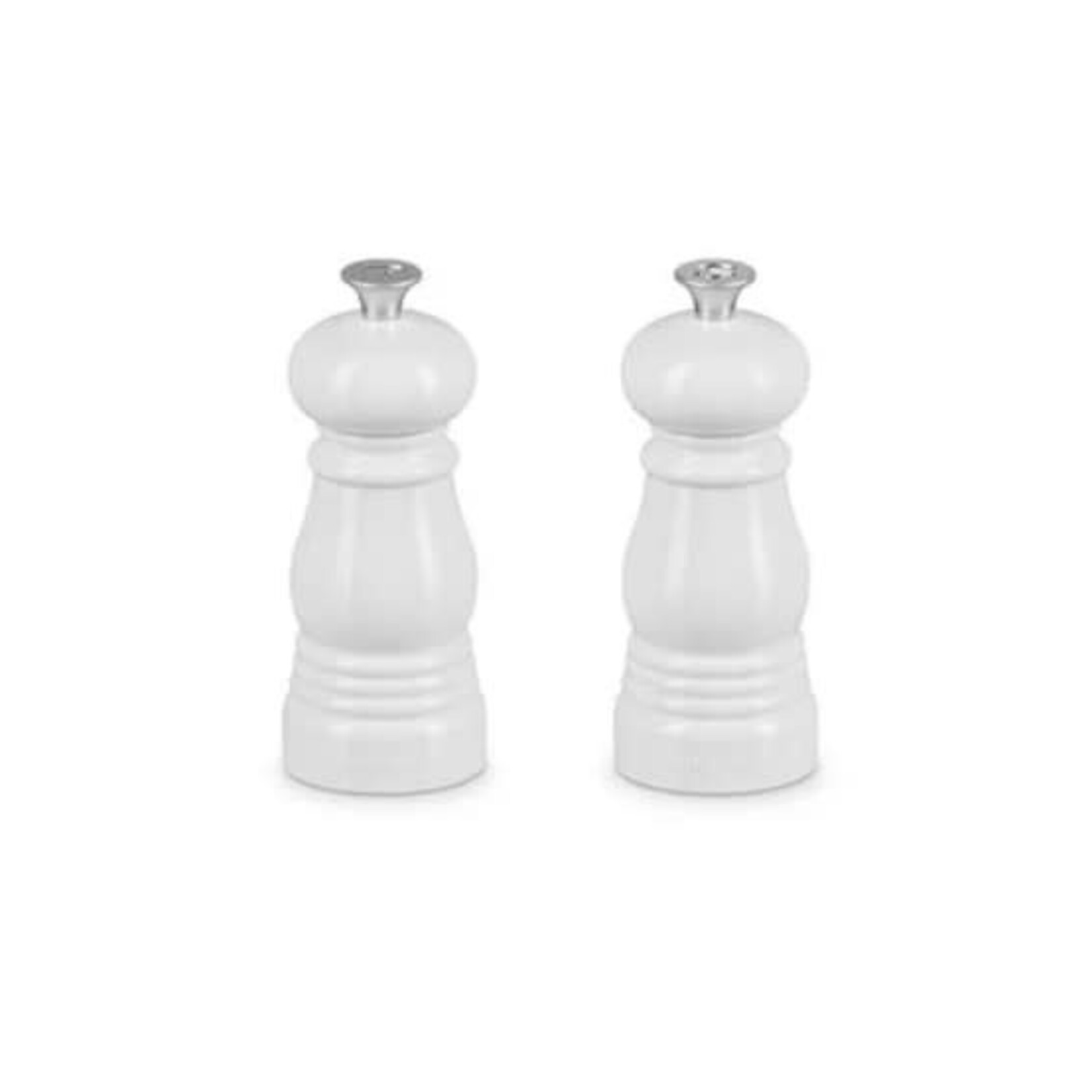 Le Creuset Petite Salt and Pepper Mill Set - White, 5" x 2" each | Le Creuset