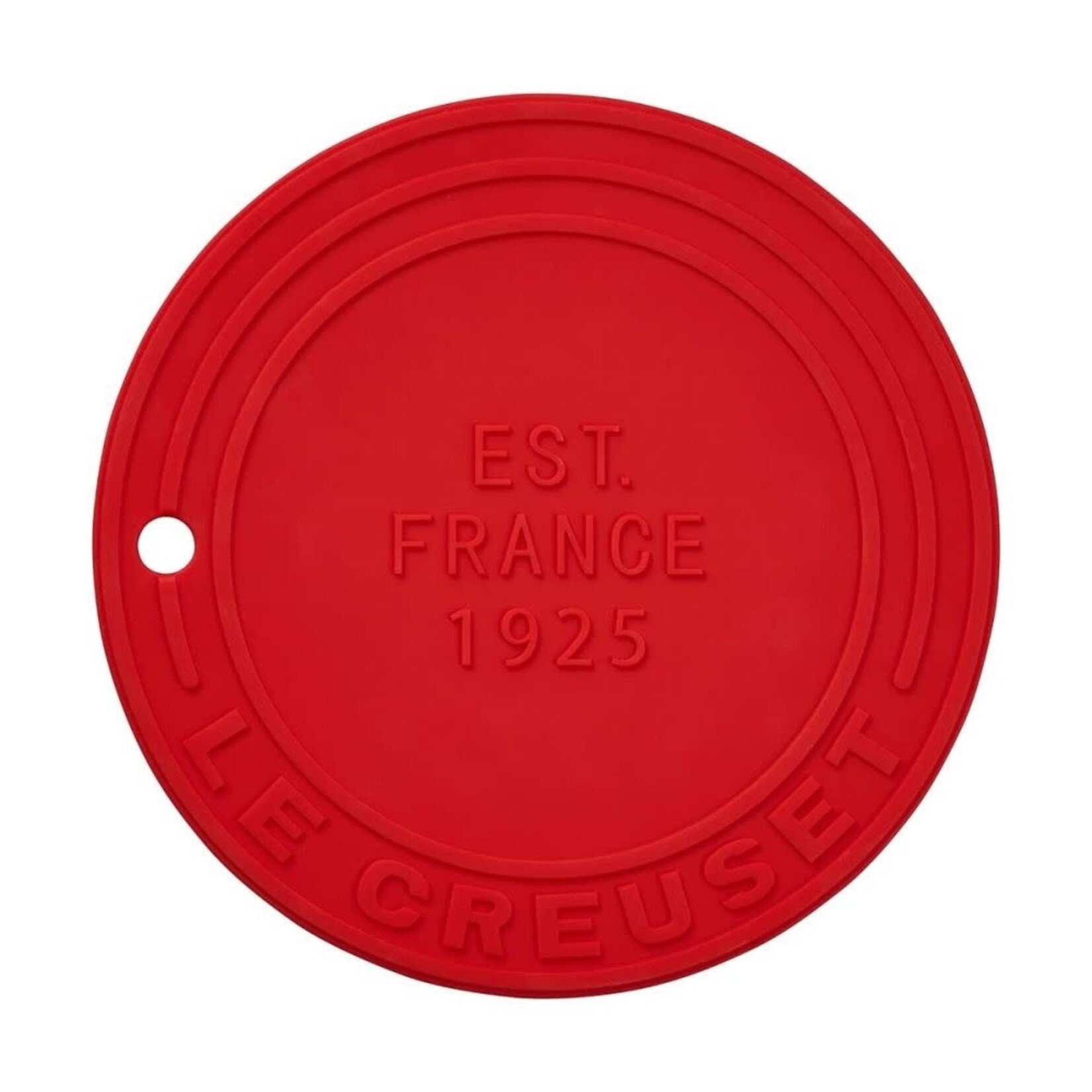 Le Creuset diameter Silicone Trivet (est. 1925) - Cerise 8" | Le Creuset