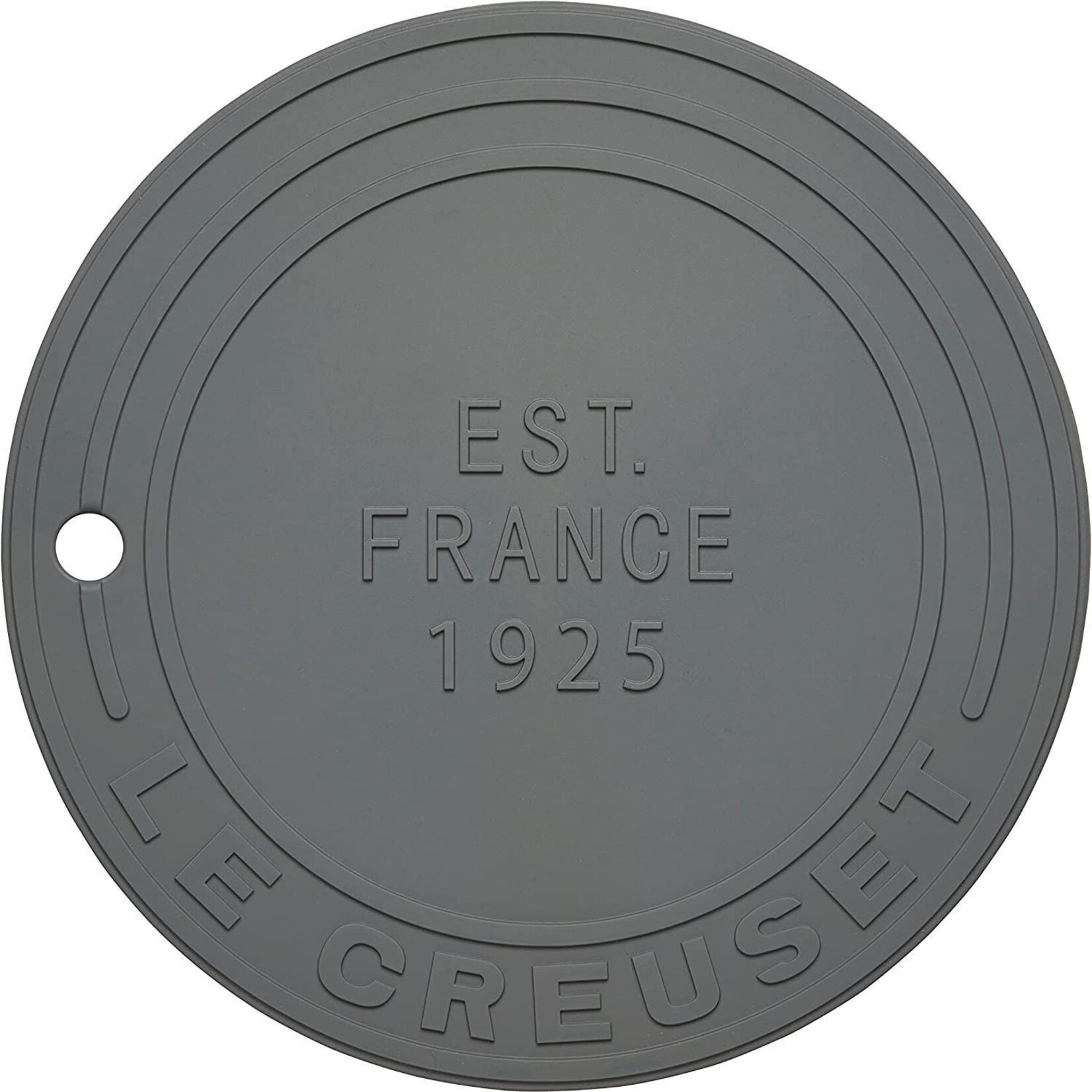 Le Creuset diameter Silicone Trivet (est. 1925) - Oyster 8" | Le Creuset