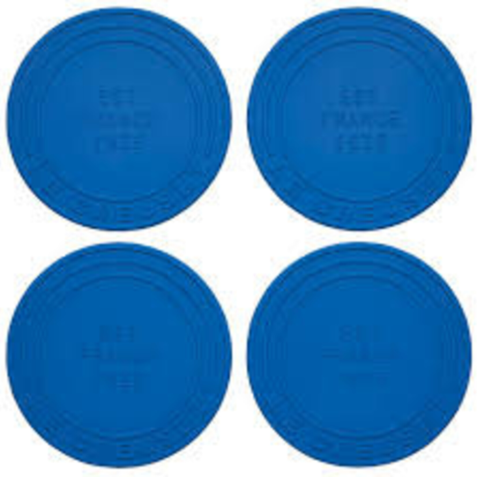 Le Creuset Silicone Coasters (est. 1925) - Marseille, Set of 4 - 4" diameter | Le Creuset