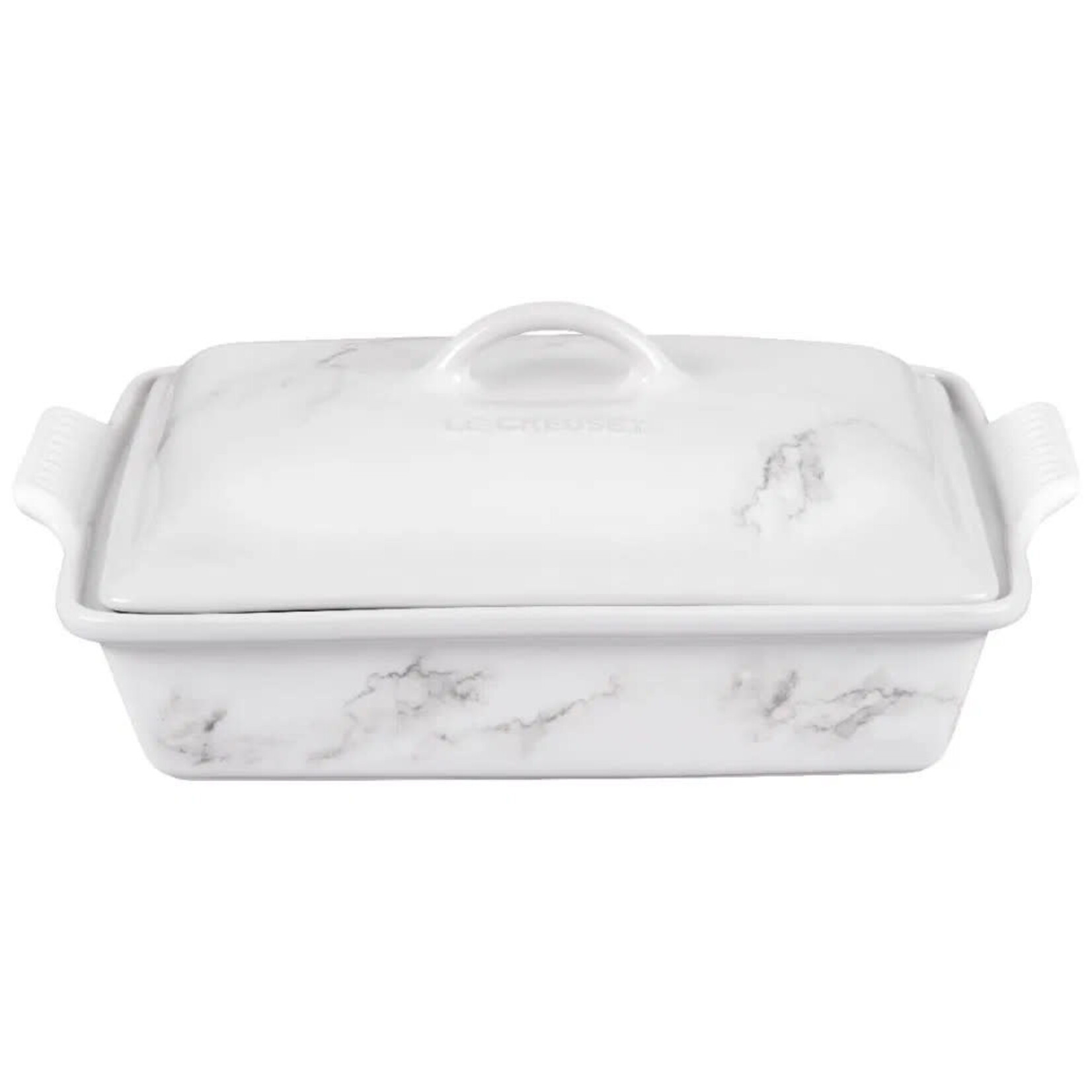 Le Creuset Heritage Covered Rectangular Casserole - Marble Applique, 4 qt. (12" x 9") | Le Creuset