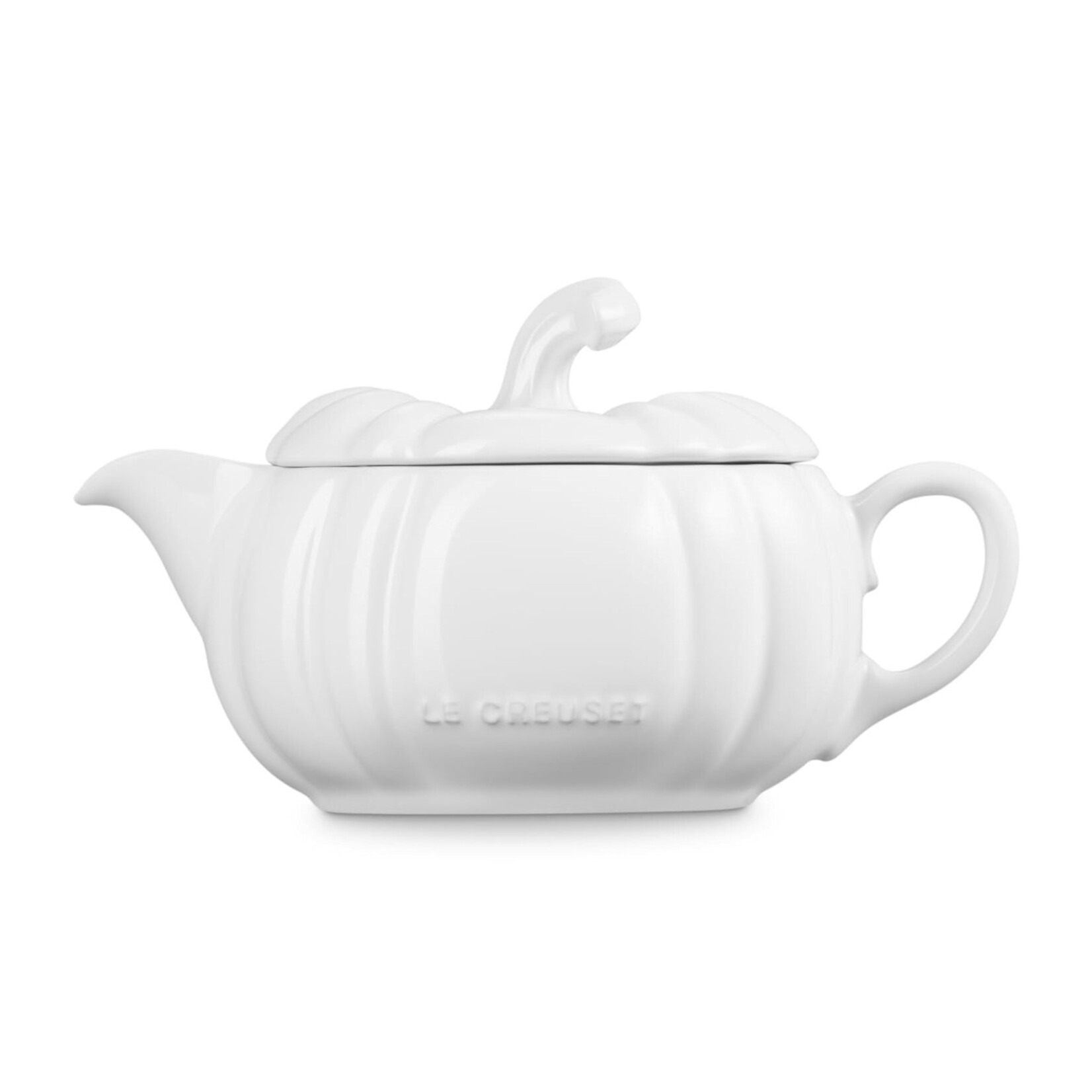 Le Creuset Pumpkin Gravy Boat with Lid - White, 14 oz. | Le Creuset