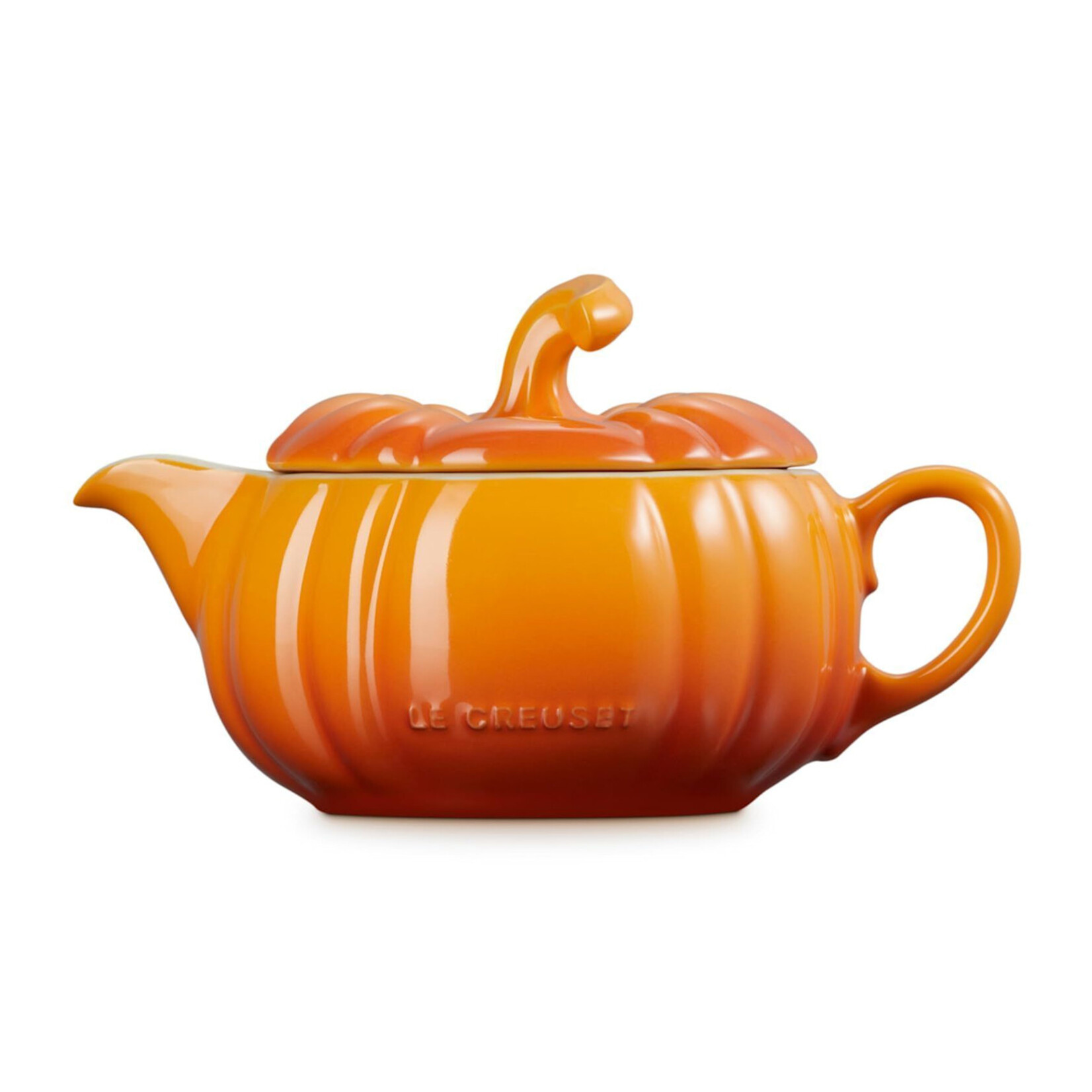 Le Creuset Pumpkin Gravy Boat with Lid - Persimmon, 14 oz. | Le Creuset
