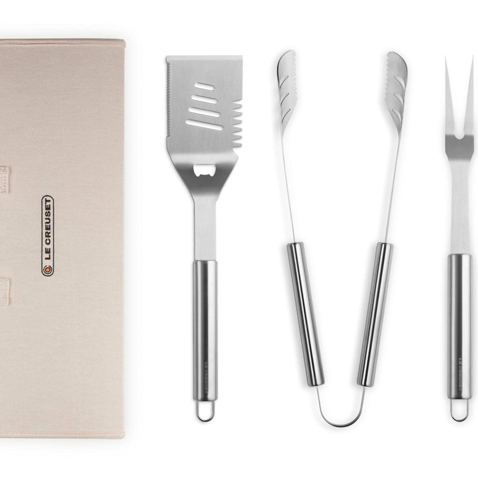 Le Creuset Set of 4 Outdoor Grilling Tools Carry Bag | Le Creuset