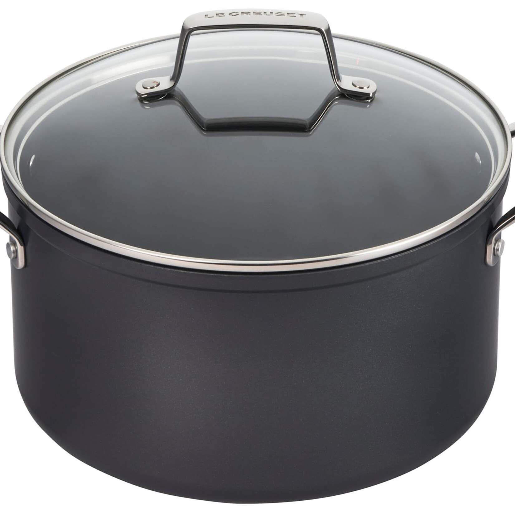 Le Creuset Essential Non-Stick Ceramic Stockpot with Glass Lid 6.3 Qt, 6.3 qt. | Le Creuset