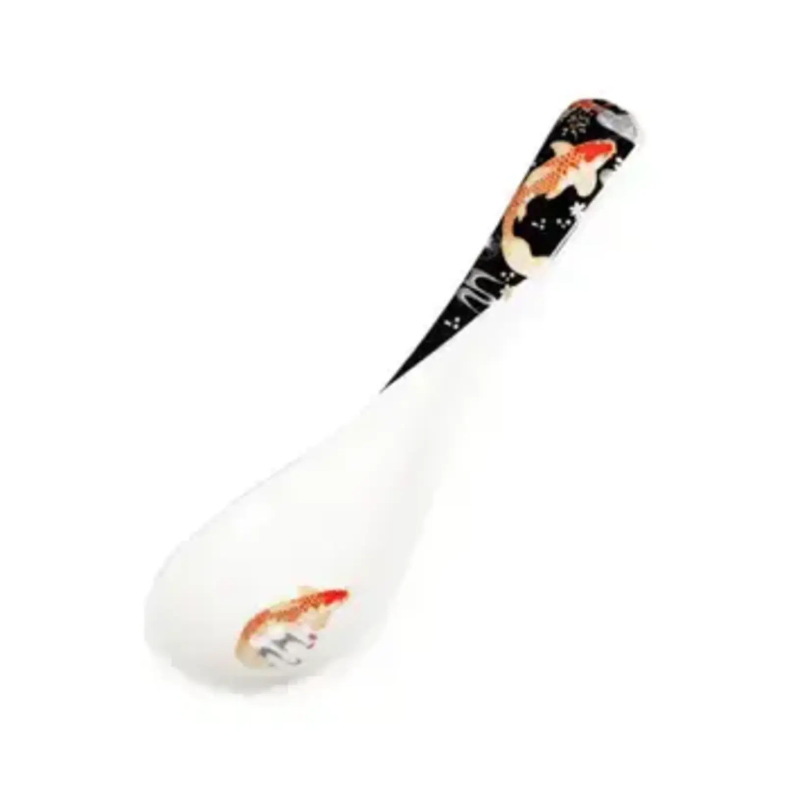 5.25 Inch Length Soup Spoon Japanese Koi