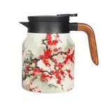 32oz Thermal Tea Kettle with Infuser Strainer Cherry Blossoms