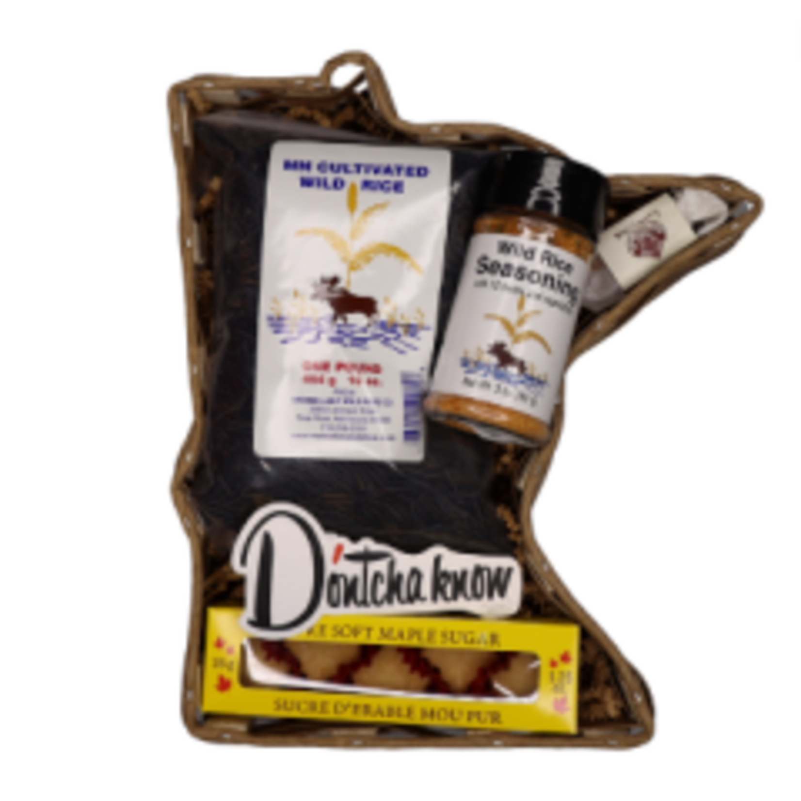 Minnesota Shaped Gift Basket, D'ontcha Know? (10") | Duluth Kitchen Co