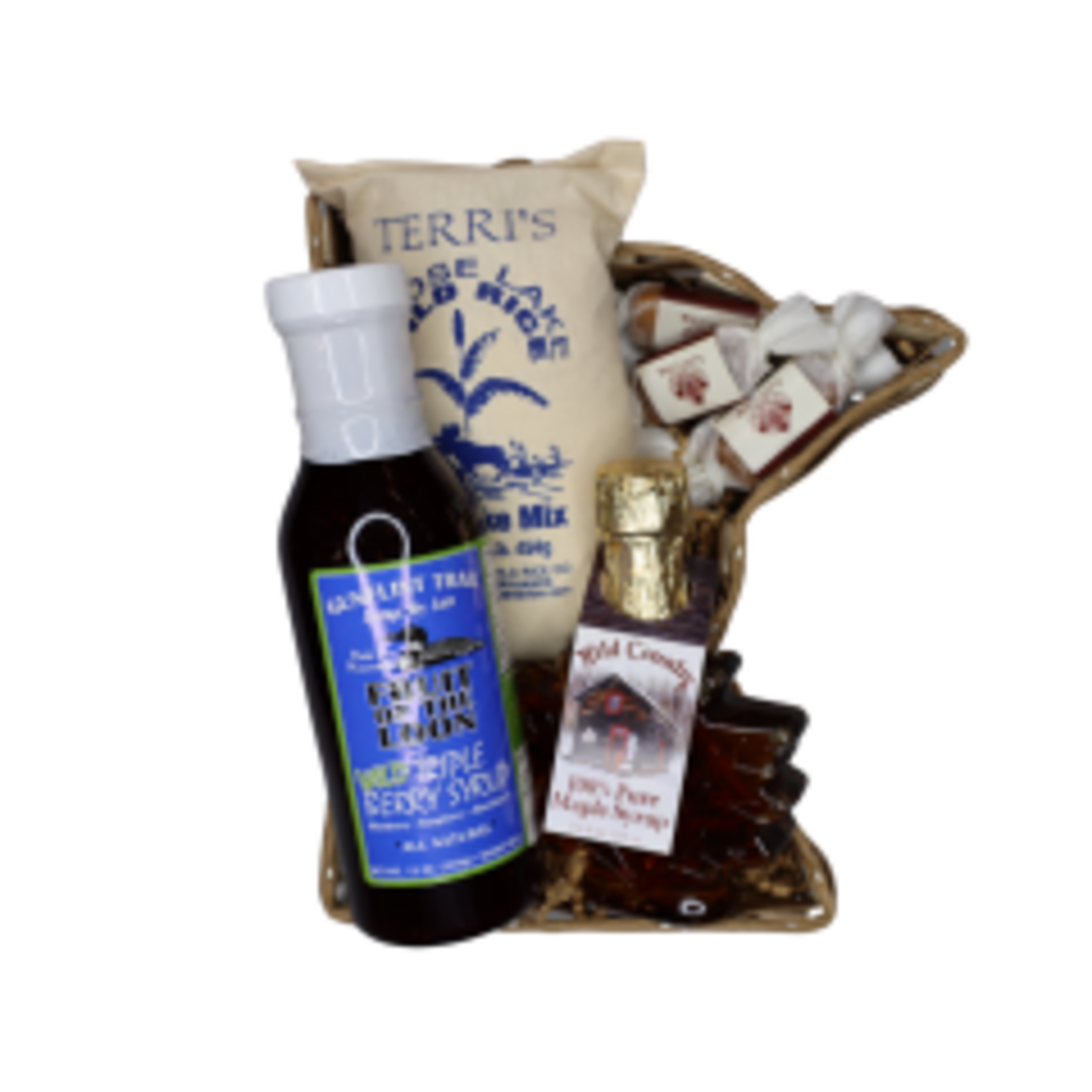 Minnesota Shaped Gift Basket, Pancake Lovers (10") | Duluth Kitchen Co