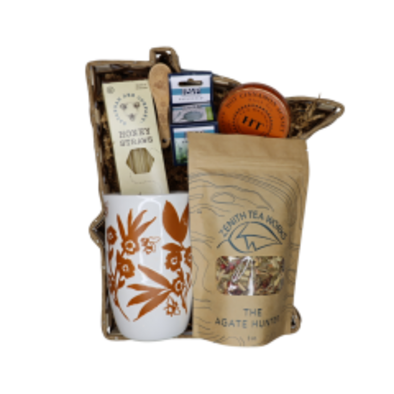 Minnesota Shaped Gift Basket, Tea Lovers (12") | Duluth Kitchen Co