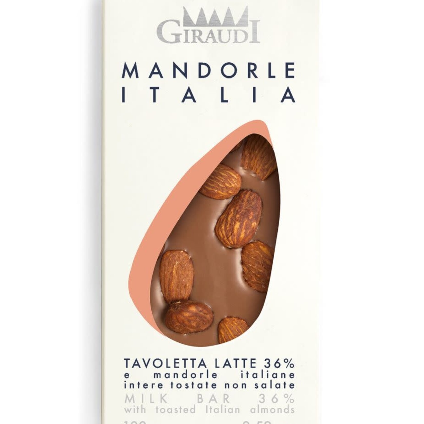 Great Ciao GIRAUDI MILK CHOCOLATE W/ALMONDS