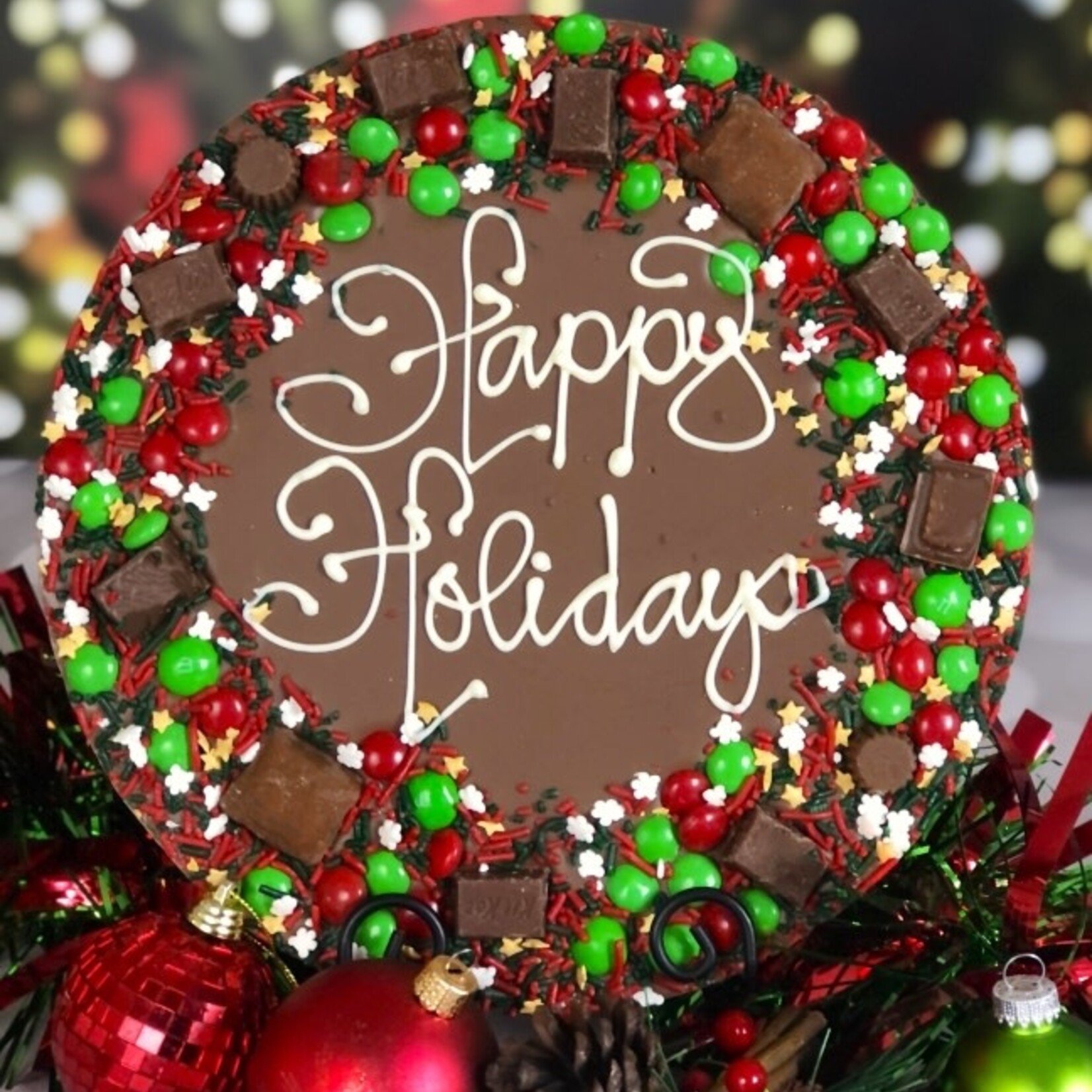 Chocolate Pizza Company Happy Holidays Chocolate Pizza, Snowflake