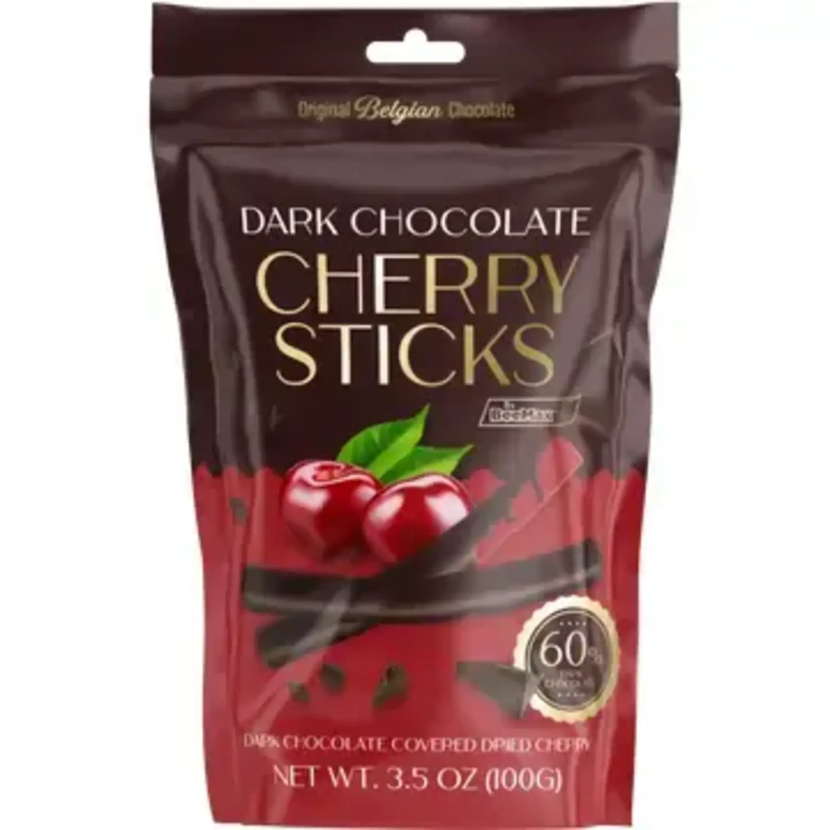 Beemax Dark Chocolate Covered Dried Cherry Sticks