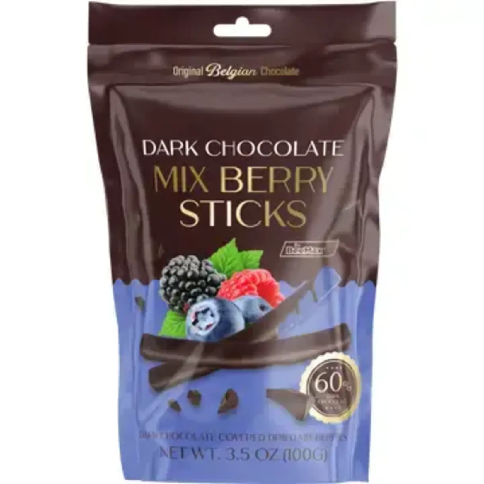 Beemax Dark Chocolate Covered Dried Mix Berry Sticks