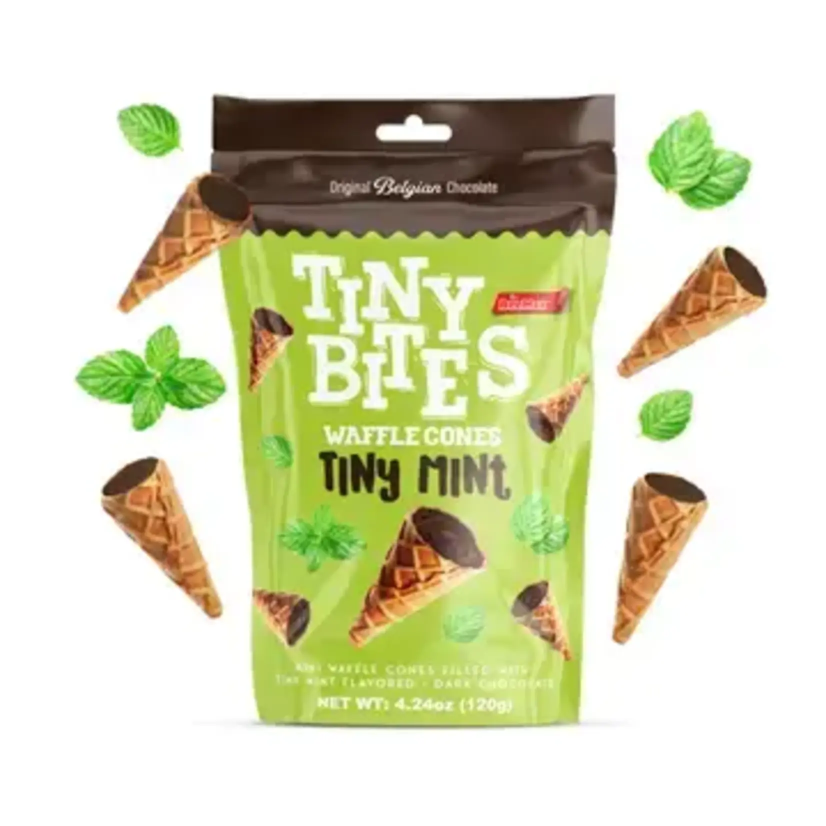 Beemax Tiny Bites Tiny Mint Mini Waffle Cones 4.24oz