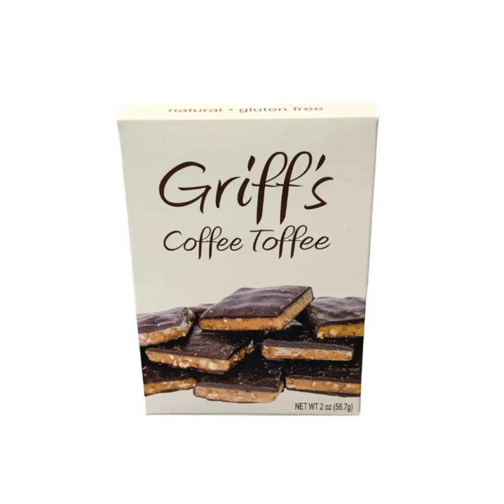 Griff's Toffee Griff's Coffee Toffee - 2oz Dark Chocolate Toffee