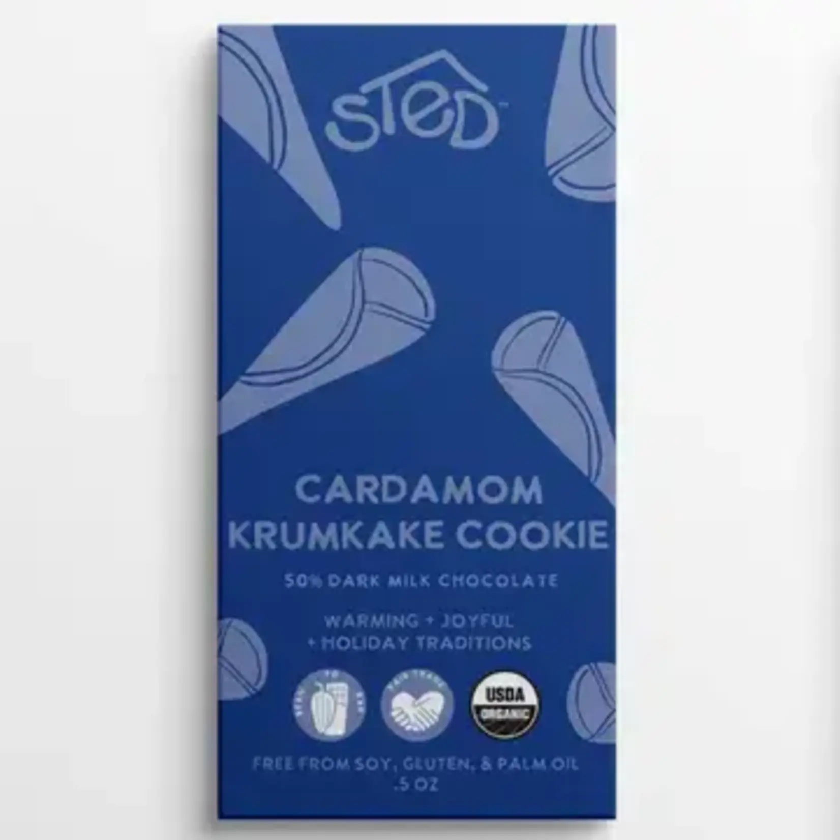 Sted Foods Mini Cardamom Krumkake Cookie
