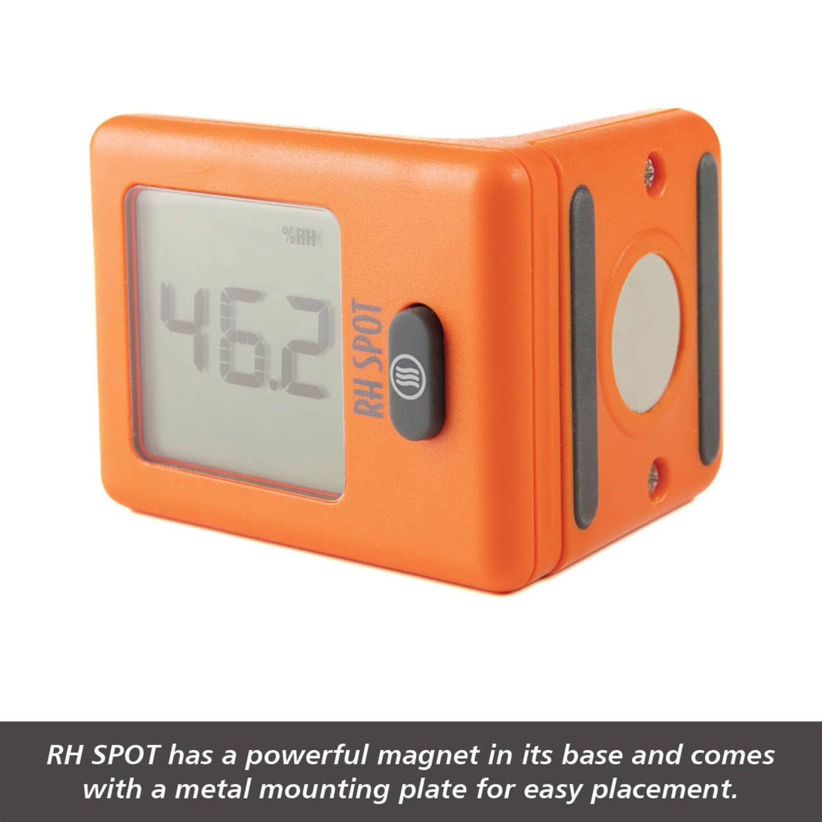 RH SPOT - The Temperature & Humidity Everywhere Thermometer, Orange