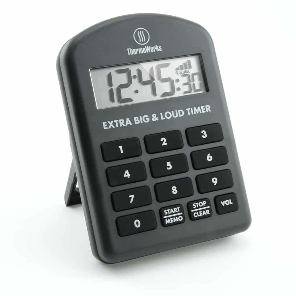 Extra Big & Loud Timer, Charcoal - Duluth Kitchen Co
