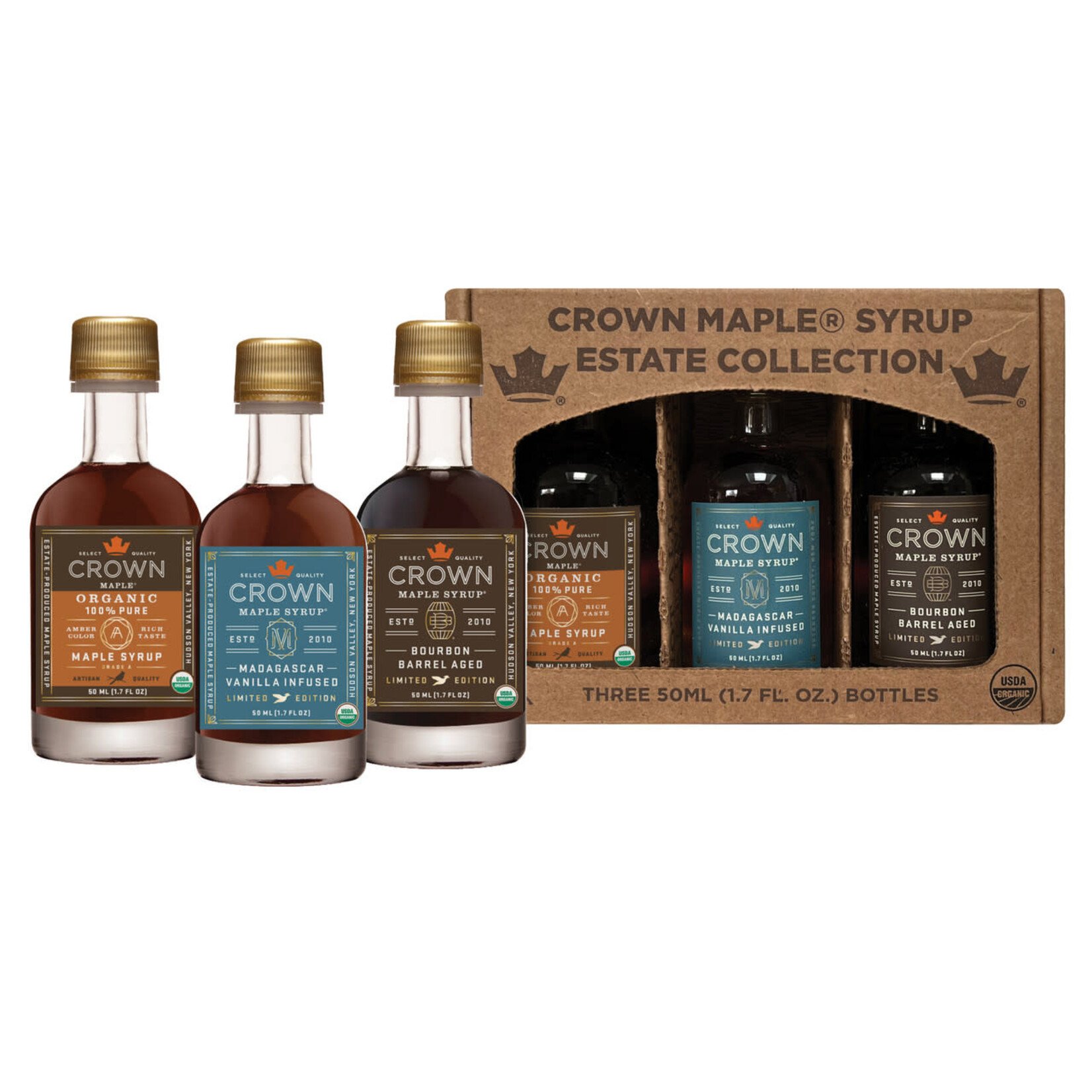 Crown Maple Infused Syrup Trio, Artisan