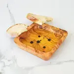Naturally Med Olive Wood Dipping Bowl - Square - Large - 4.25”