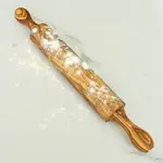 Naturally Med Olive Wood Rolling Pin 16”