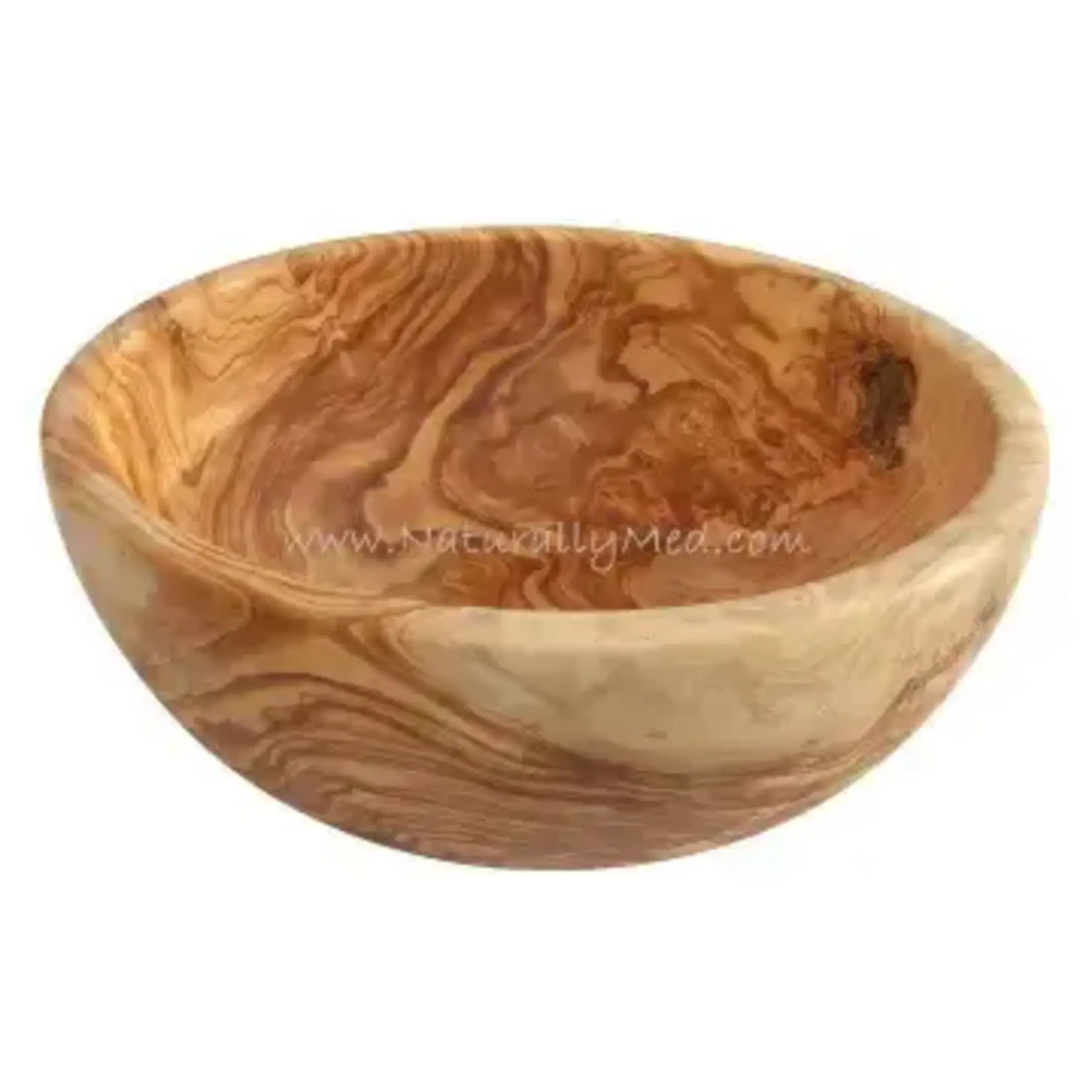 Naturally Med Olive Wood Salad Bowl 9.5''