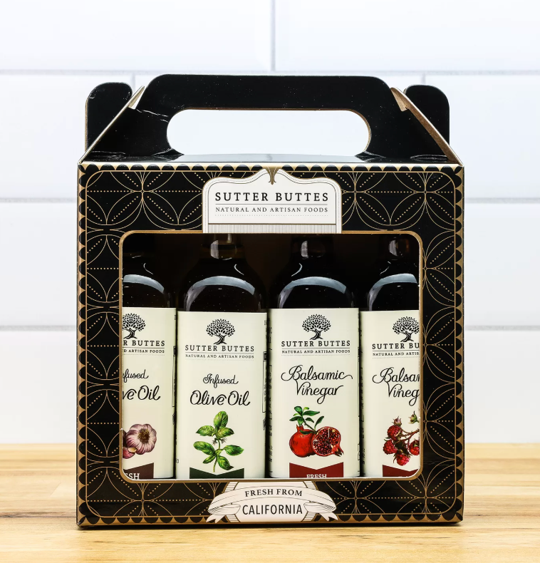 Sutter Sample Sutter Buttes Olive Oil 60 ml Sampler Box | Sutter Buttes - Duluth ...
