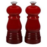 Le Creuset Petite Salt and Pepper Mill Set - Cerise - 5" x 2" | Le Creuset