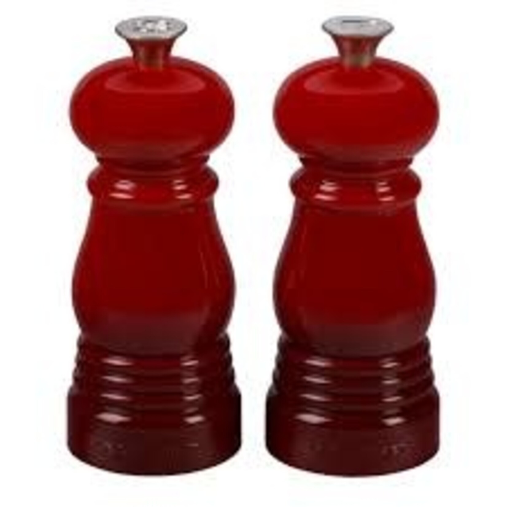 Le Creuset Petite Salt and Pepper Mill Set - Cerise - 5" x 2" | Le Creuset