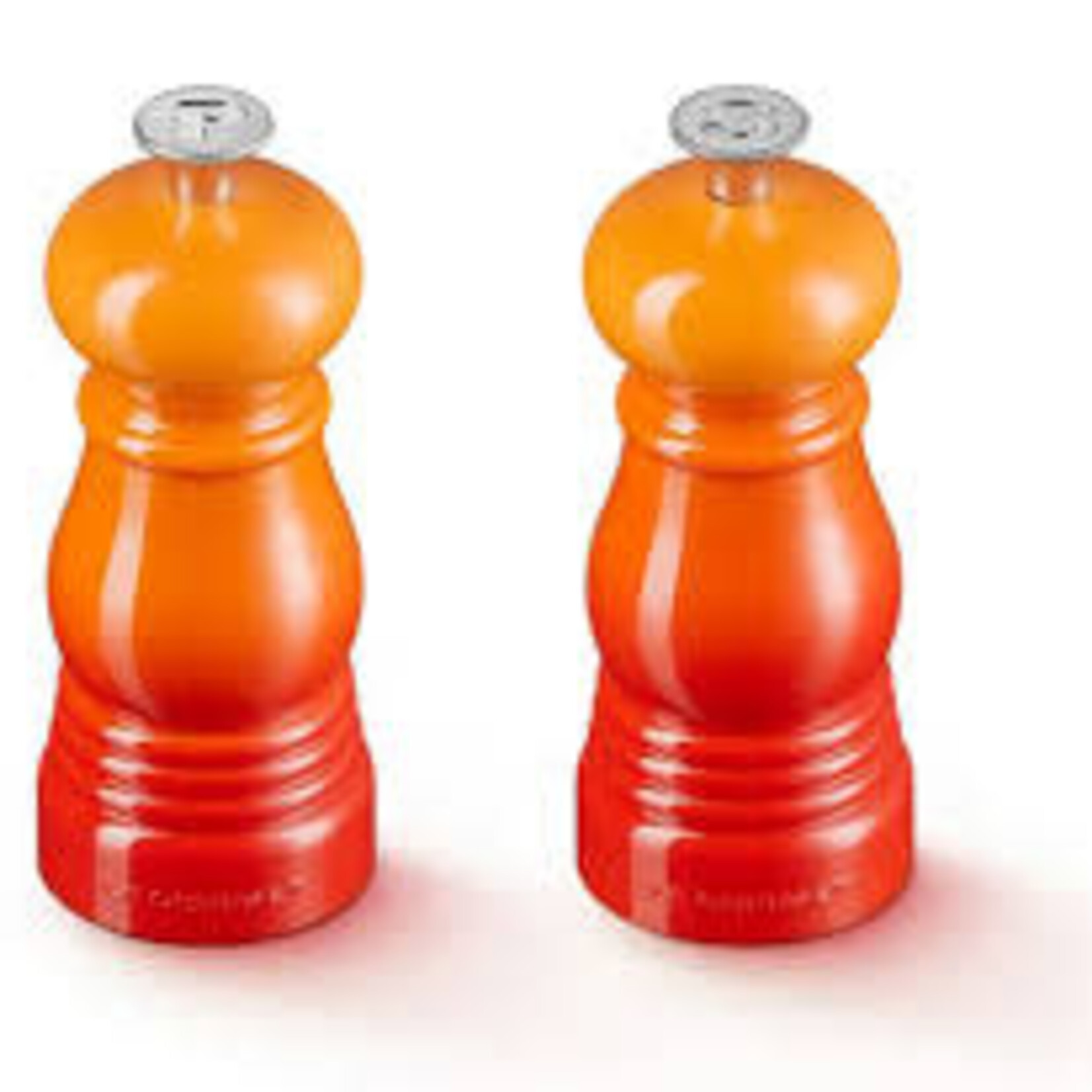 Le Creuset Petite Salt and Pepper Mill Set - Flame - 5" x 2" | Le Creuset
