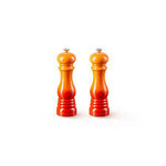 Le Creuset Salt And Pepper Mill Set - Flame - 8" x 2 1/2" | Le Creuset