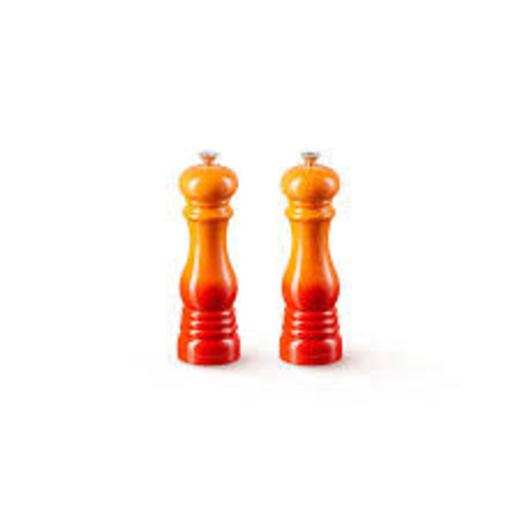 Le Creuset Salt And Pepper Mill Set - Flame - 8" x 2 1/2" | Le Creuset