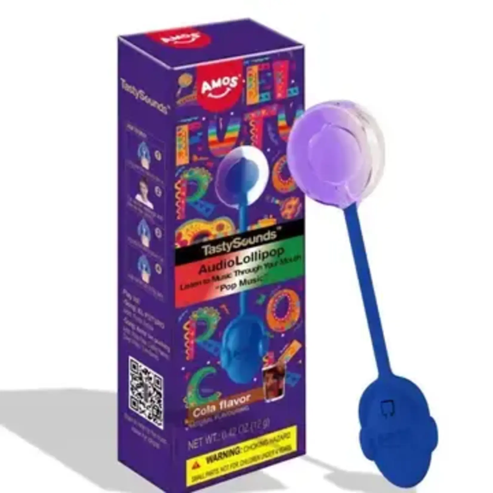 Grandpa Joes TastySounds Audio Lollipop Spanish Pop Music / Cola