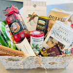 Holiday Green Gift Basket Example
