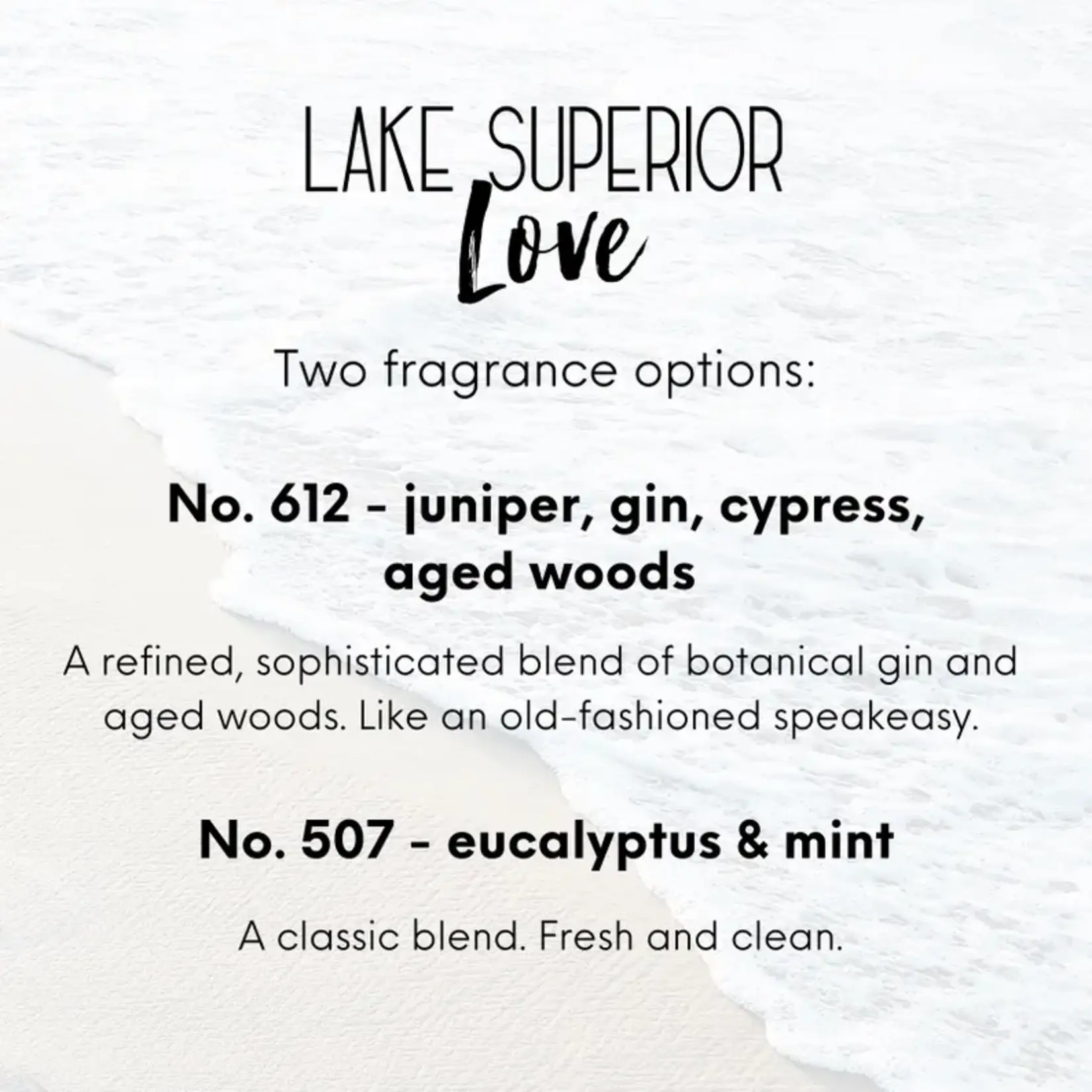 Lake Escape Candle Co 1.5 oz Mini “Original” Lake Superior Gel Candle (No. 705) | Lake Escape Candle Co